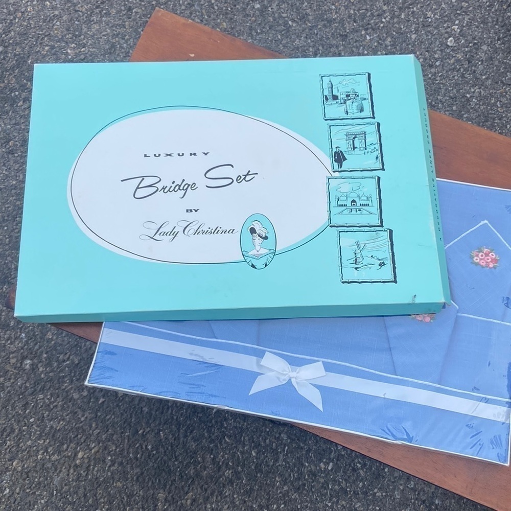 Vintage BNIB Lady Christina Luxury Bridge Set